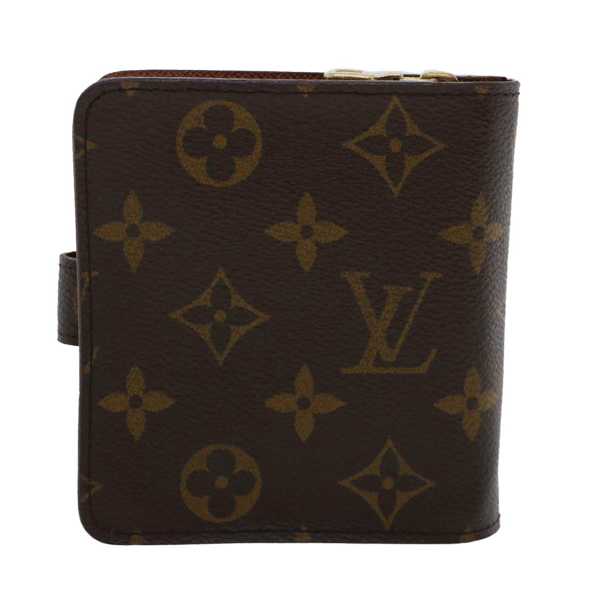 LOUIS VUITTON Monogram Compact Zip Wallet M61667 LV Auth 44636 - 0