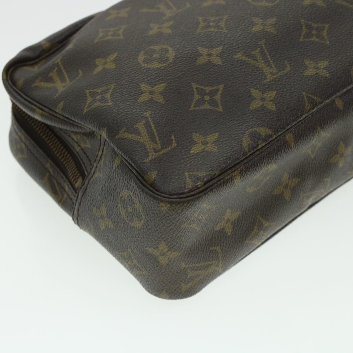 LOUIS VUITTON Monogram Trousse Toilette 28 Clutch Bag M47522 LV Auth 44637