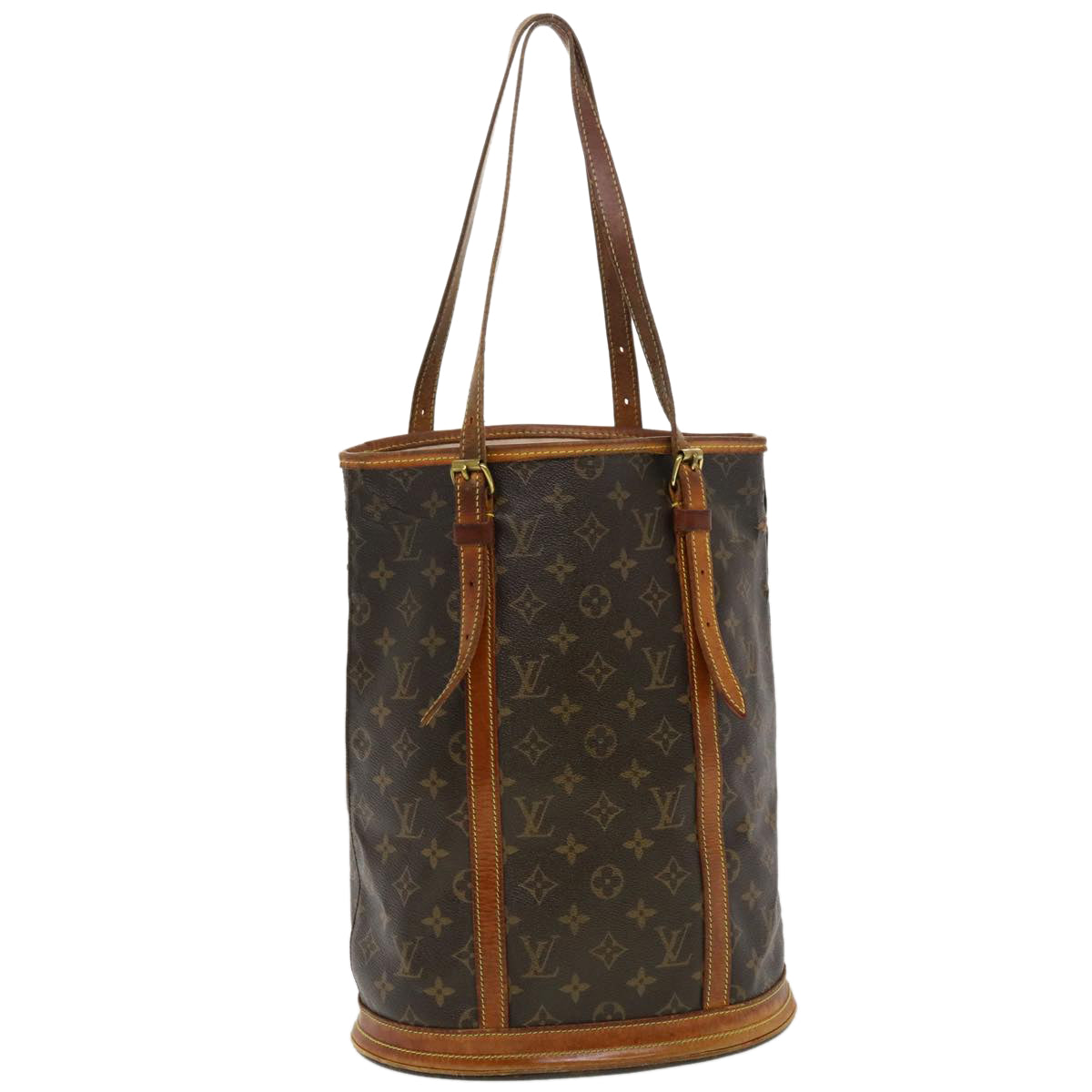 LOUIS VUITTON Monogram Bucket GM Shoulder Bag M42236 LV Auth 44648