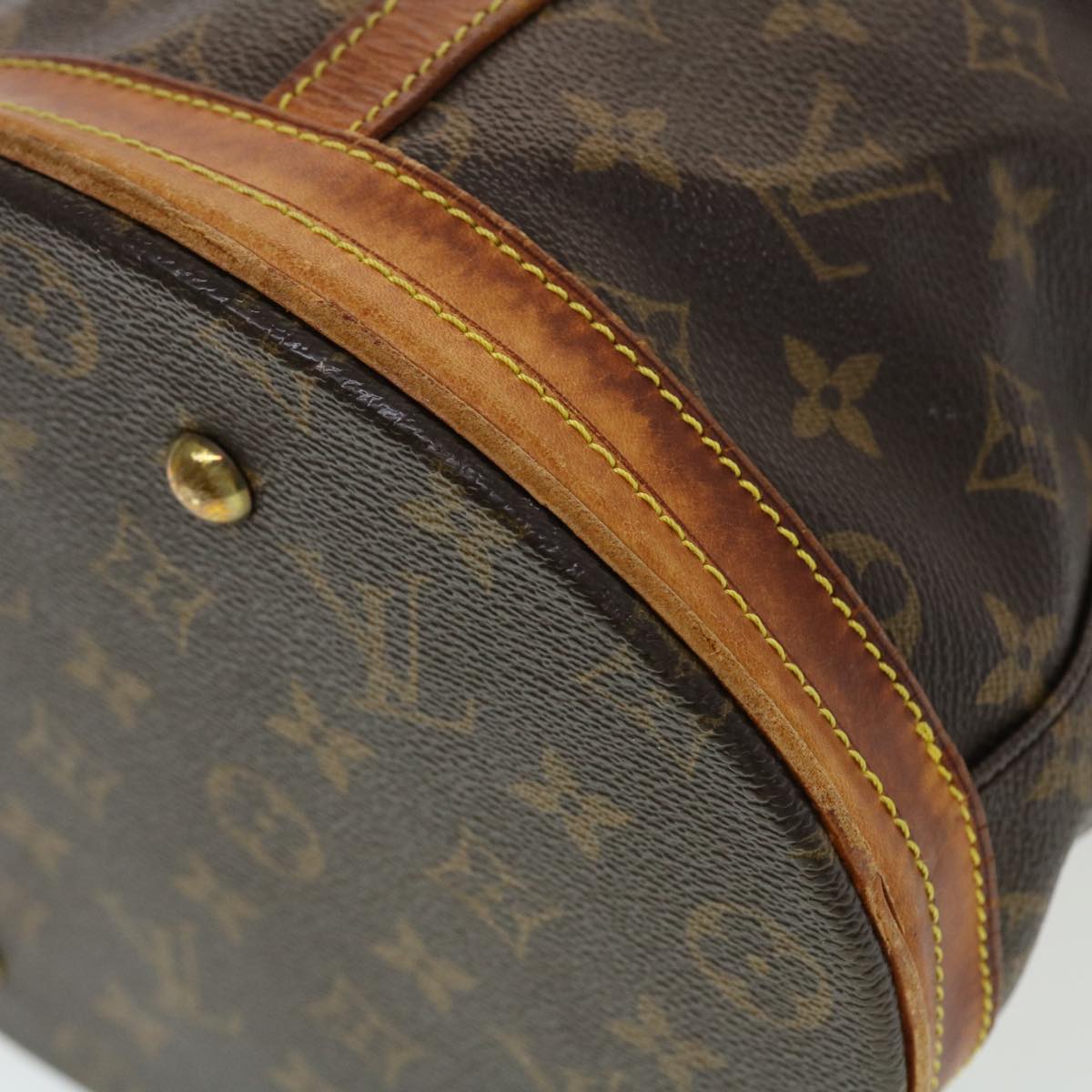 LOUIS VUITTON Monogram Bucket GM Shoulder Bag M42236 LV Auth 44648