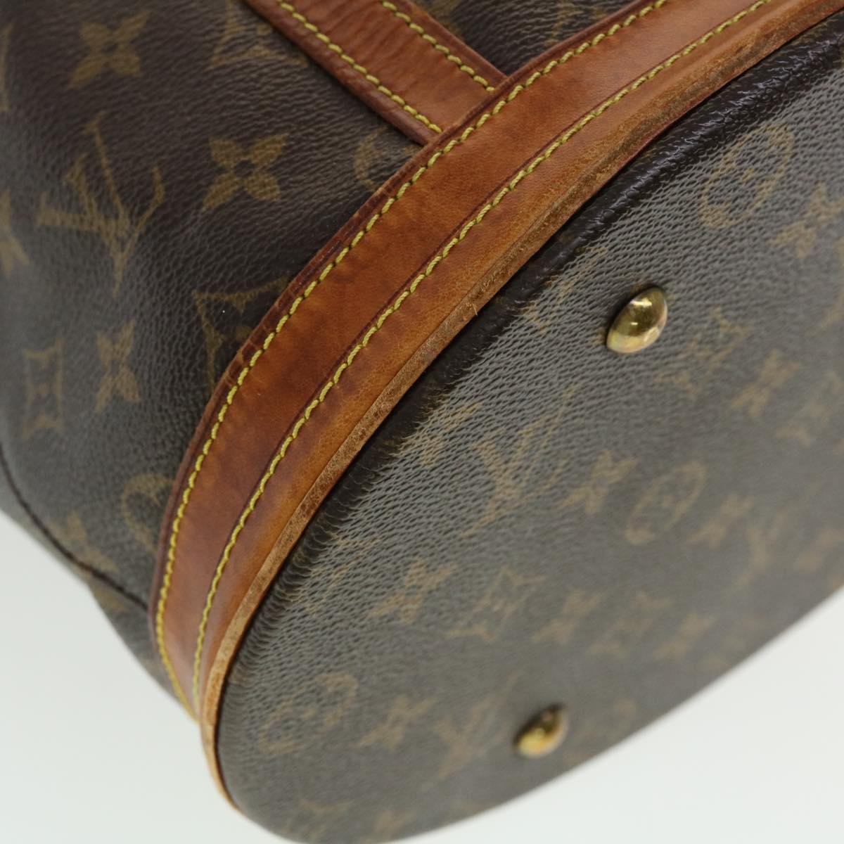 LOUIS VUITTON Monogram Bucket GM Shoulder Bag M42236 LV Auth 44648