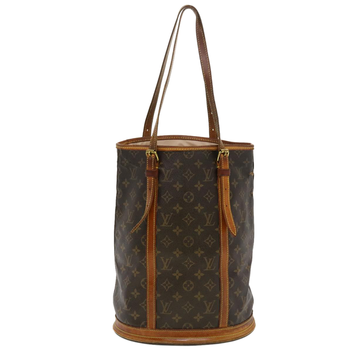 LOUIS VUITTON Monogram Bucket GM Shoulder Bag M42236 LV Auth 44648