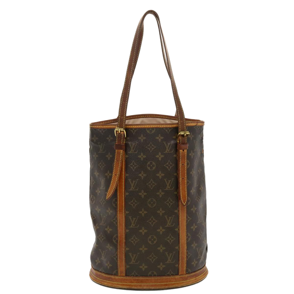 LOUIS VUITTON Monogram Bucket GM Shoulder Bag M42236 LV Auth 44648