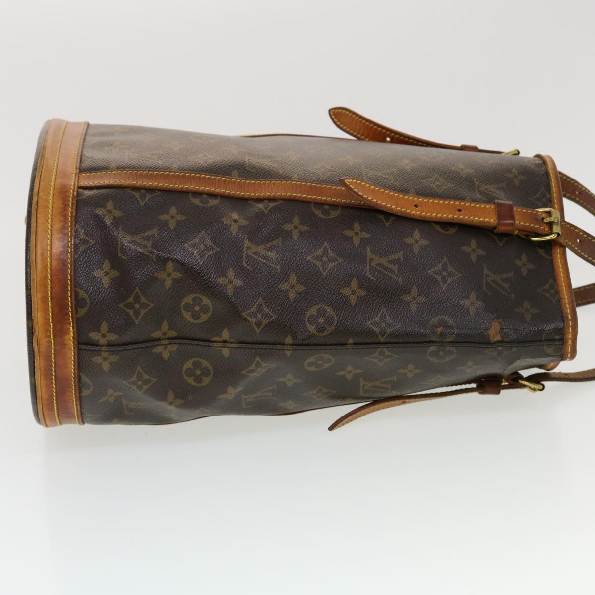 LOUIS VUITTON Monogram Bucket GM Shoulder Bag M42236 LV Auth 44648