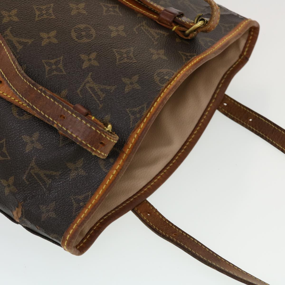 LOUIS VUITTON Monogram Bucket GM Shoulder Bag M42236 LV Auth 44648