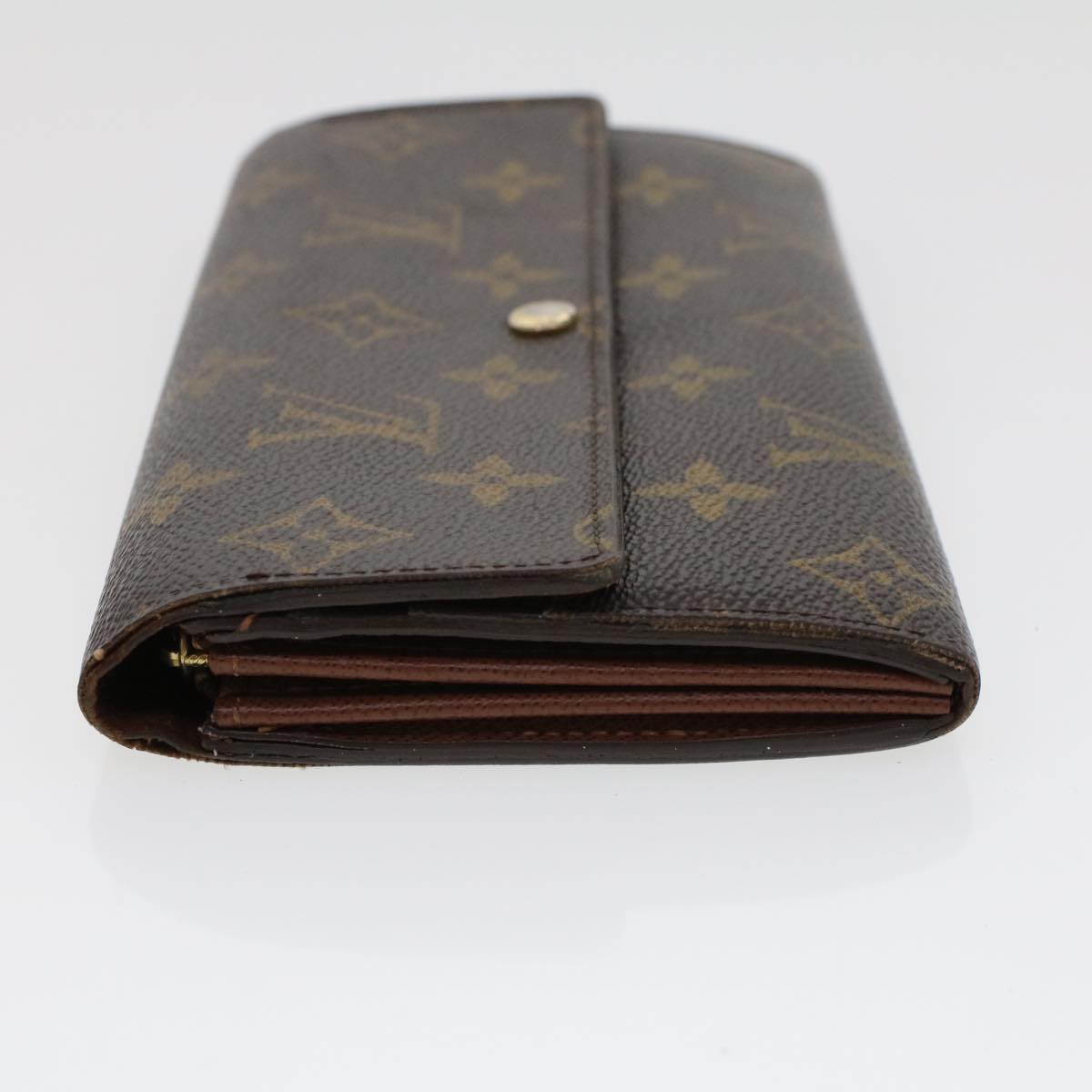 LOUIS VUITTON Monogram Portefeuille Sarah Long Wallet M60531 LV Auth 44653