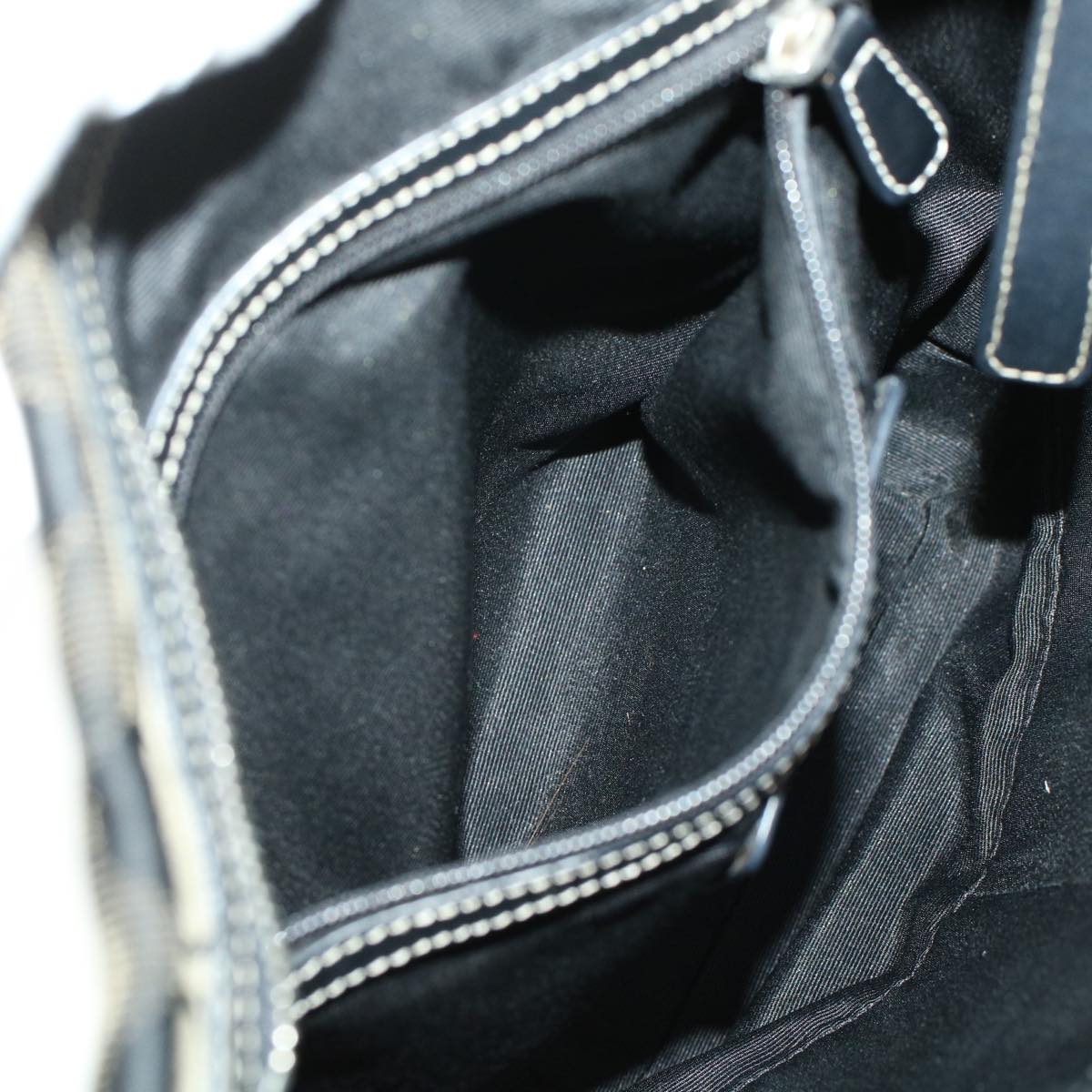 Coach Signature Shoulder Bag Canvas Leather 3Set Black Brown pink Auth 44684