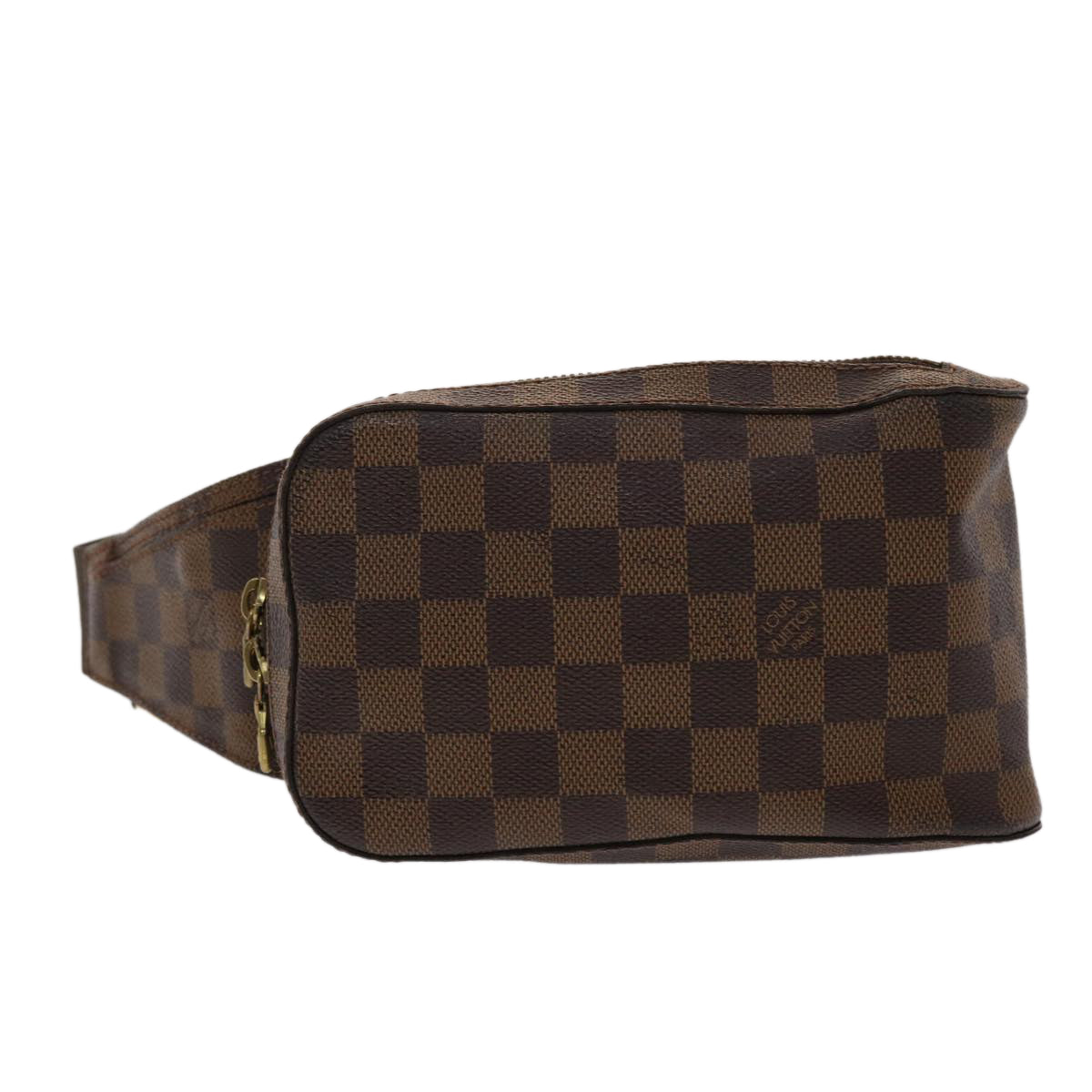 LOUIS VUITTON Damier Ebene Geronimos Shoulder Bag N51994 LV Auth 44721