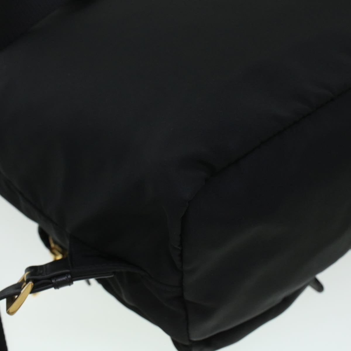 PRADA Backpack Nylon Black Auth 44760