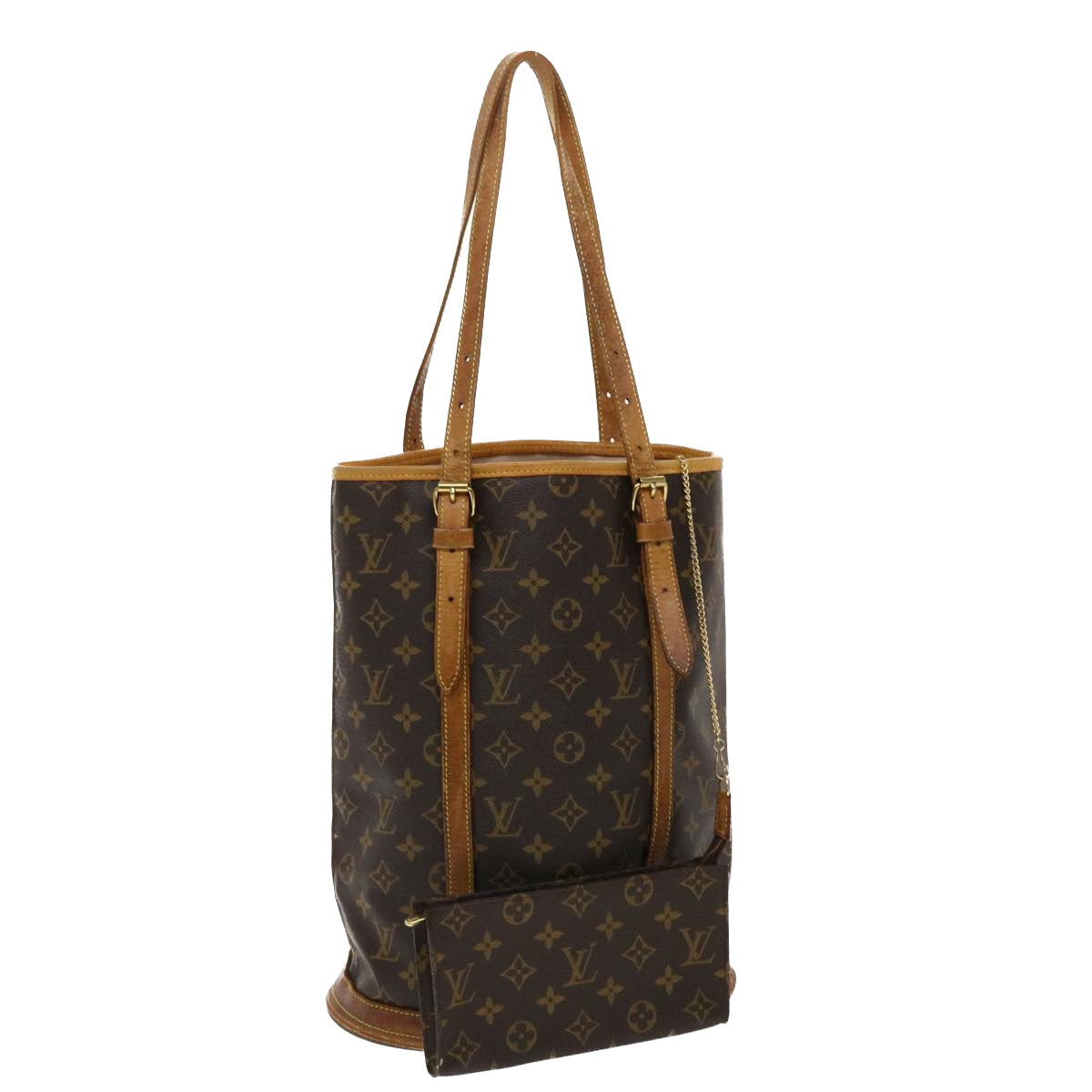 LOUIS VUITTON Monogram Bucket GM Shoulder Bag M42236 LV Auth 44821