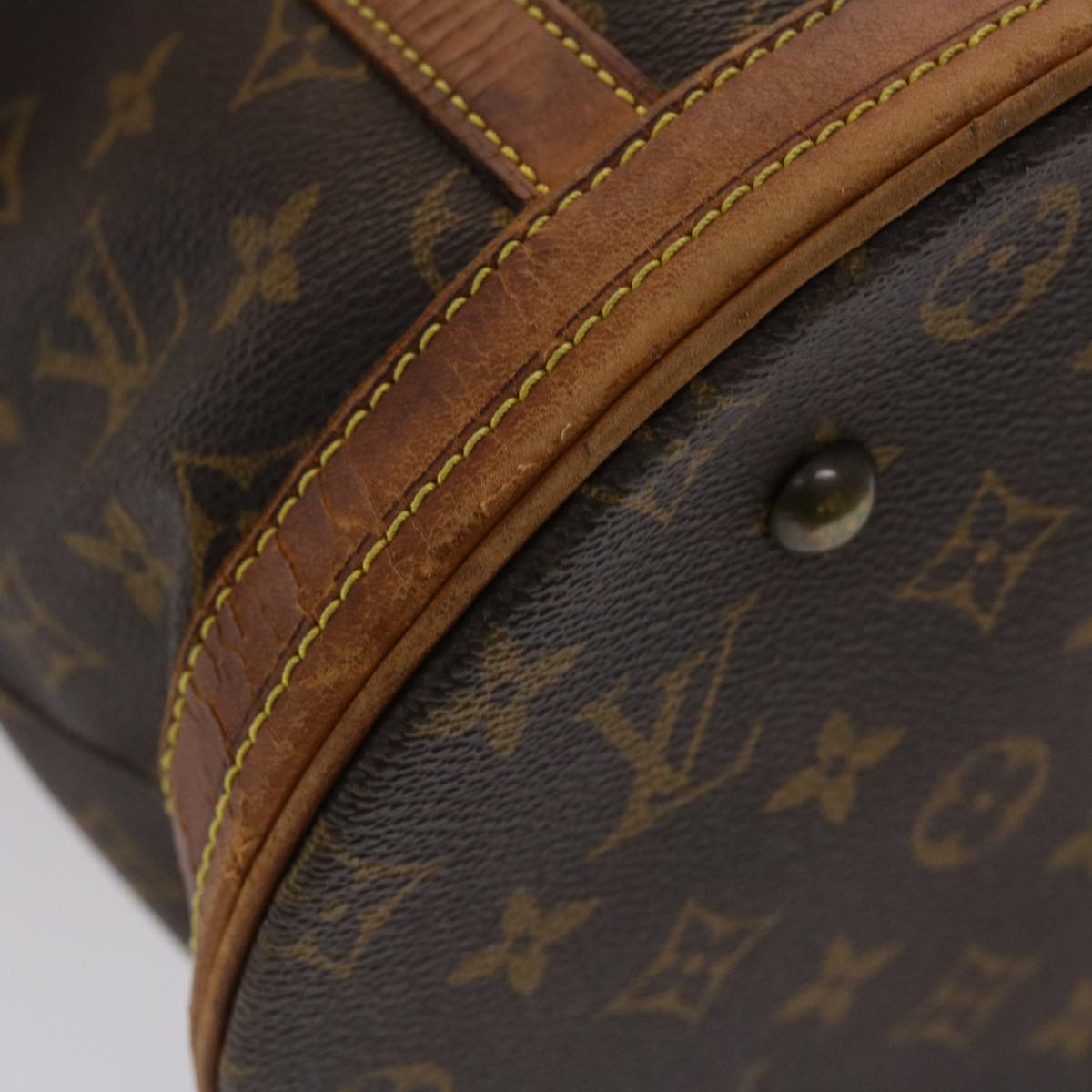 LOUIS VUITTON Monogram Bucket GM Shoulder Bag M42236 LV Auth 44821