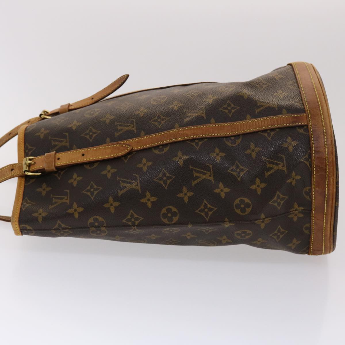 LOUIS VUITTON Monogram Bucket GM Shoulder Bag M42236 LV Auth 44821