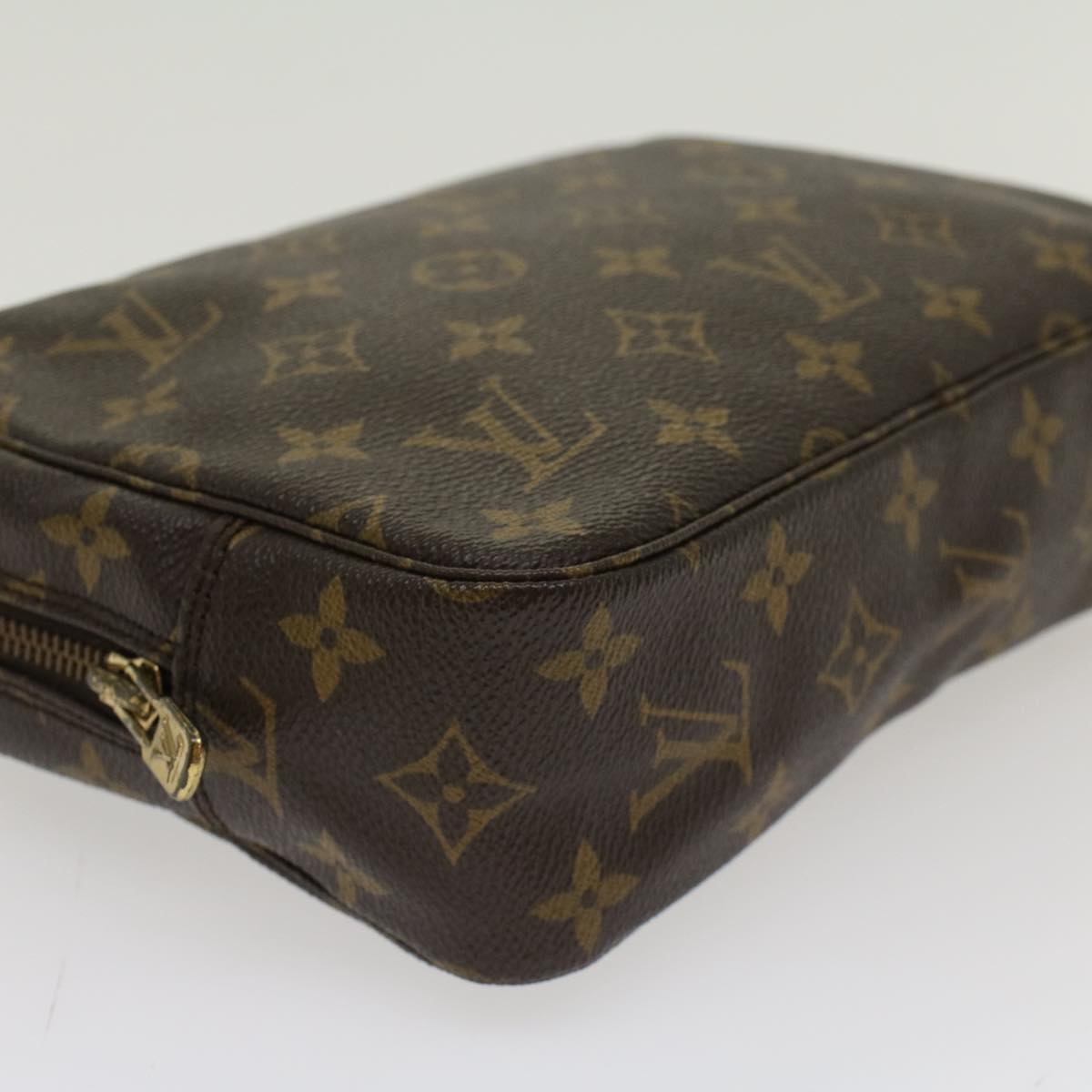 LOUIS VUITTON Monogram Trousse Toilette 23 Clutch Bag M47524 LV Auth 44829