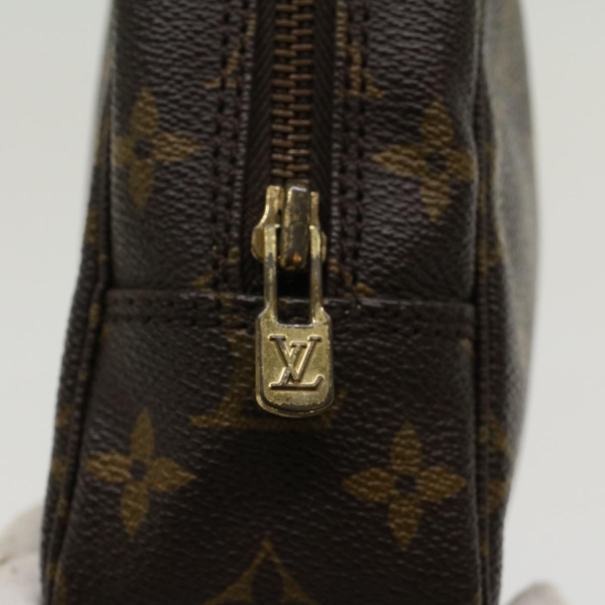 LOUIS VUITTON Monogram Trousse Toilette 23 Clutch Bag M47524 LV Auth 44829