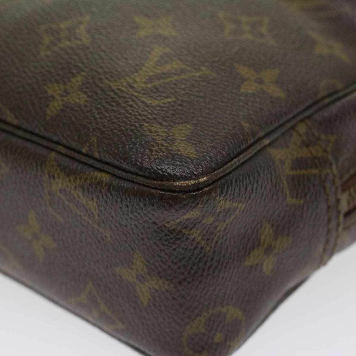 LOUIS VUITTON Monogram Trousse Toilette 23 Clutch Bag M47524 LV Auth 44830