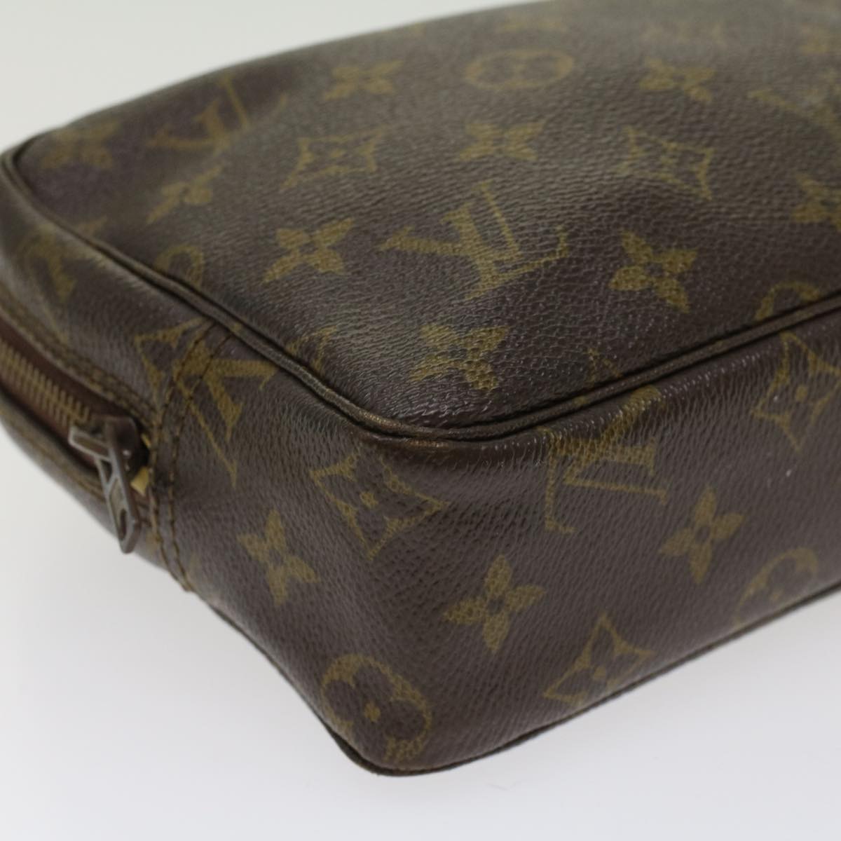 LOUIS VUITTON Monogram Trousse Toilette 23 Clutch Bag M47524 LV Auth 44830