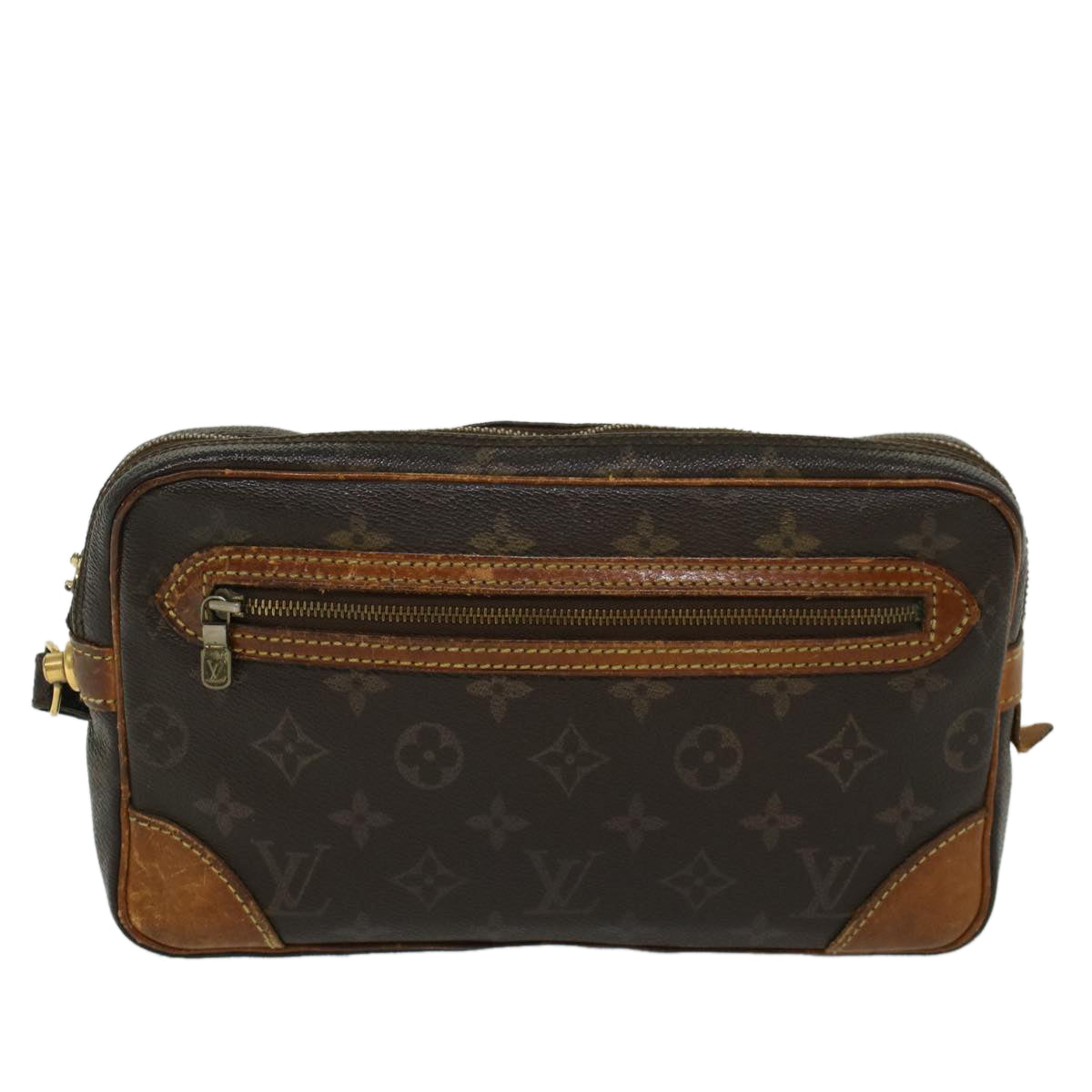 LOUIS VUITTON Monogram Marly Dragonne GM Clutch Bag M51825 LV Auth 44833