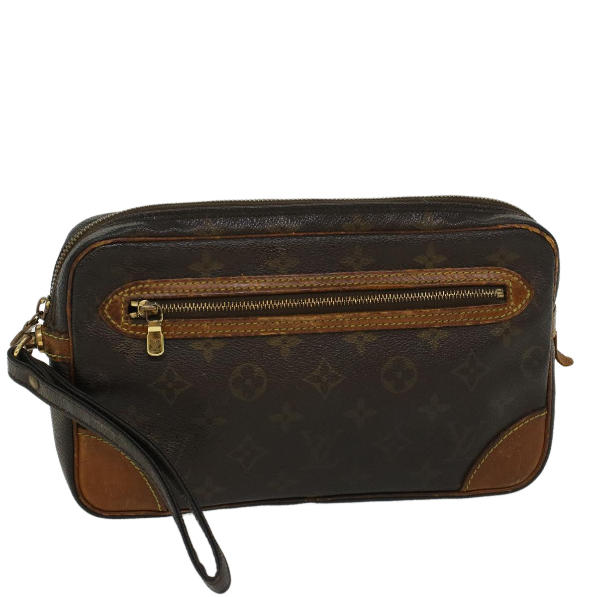 LOUIS VUITTON Monogram Marly Dragonne GM Clutch Bag M51825 LV Auth 44834