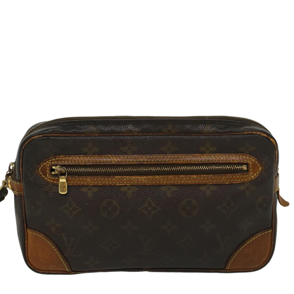 LOUIS VUITTON Monogram Marly Dragonne GM Clutch Bag M51825 LV Auth 44834