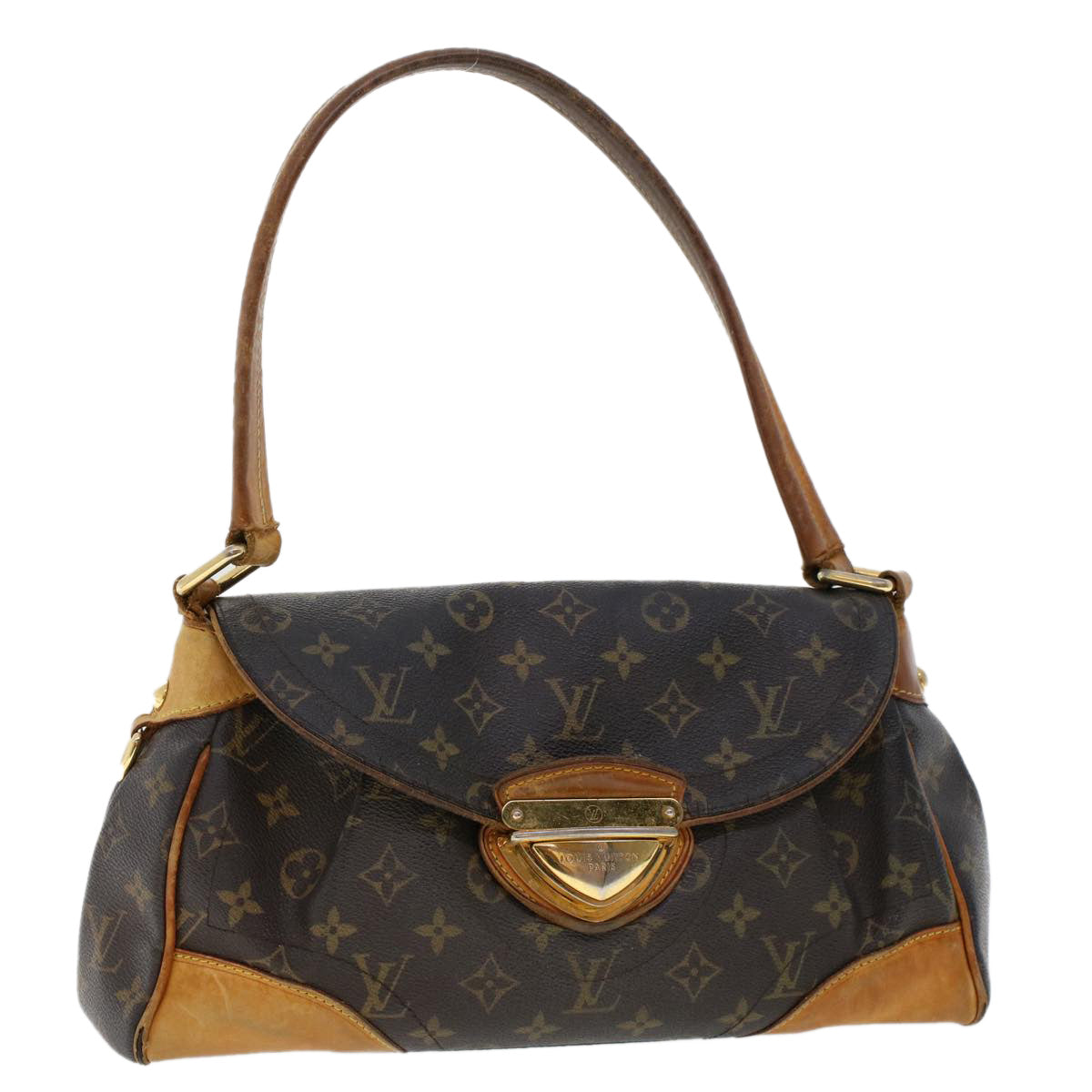 LOUIS VUITTON Monogram Beverly MM Shoulder Bag M40121 LV Auth 44842