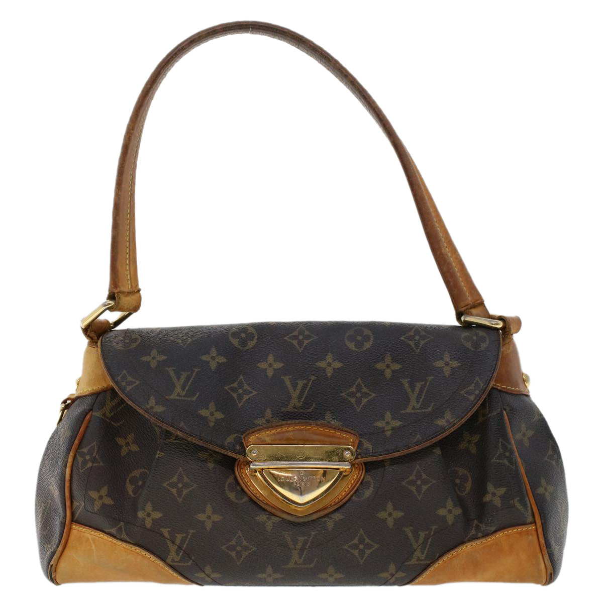 LOUIS VUITTON Monogram Beverly MM Shoulder Bag M40121 LV Auth 44842