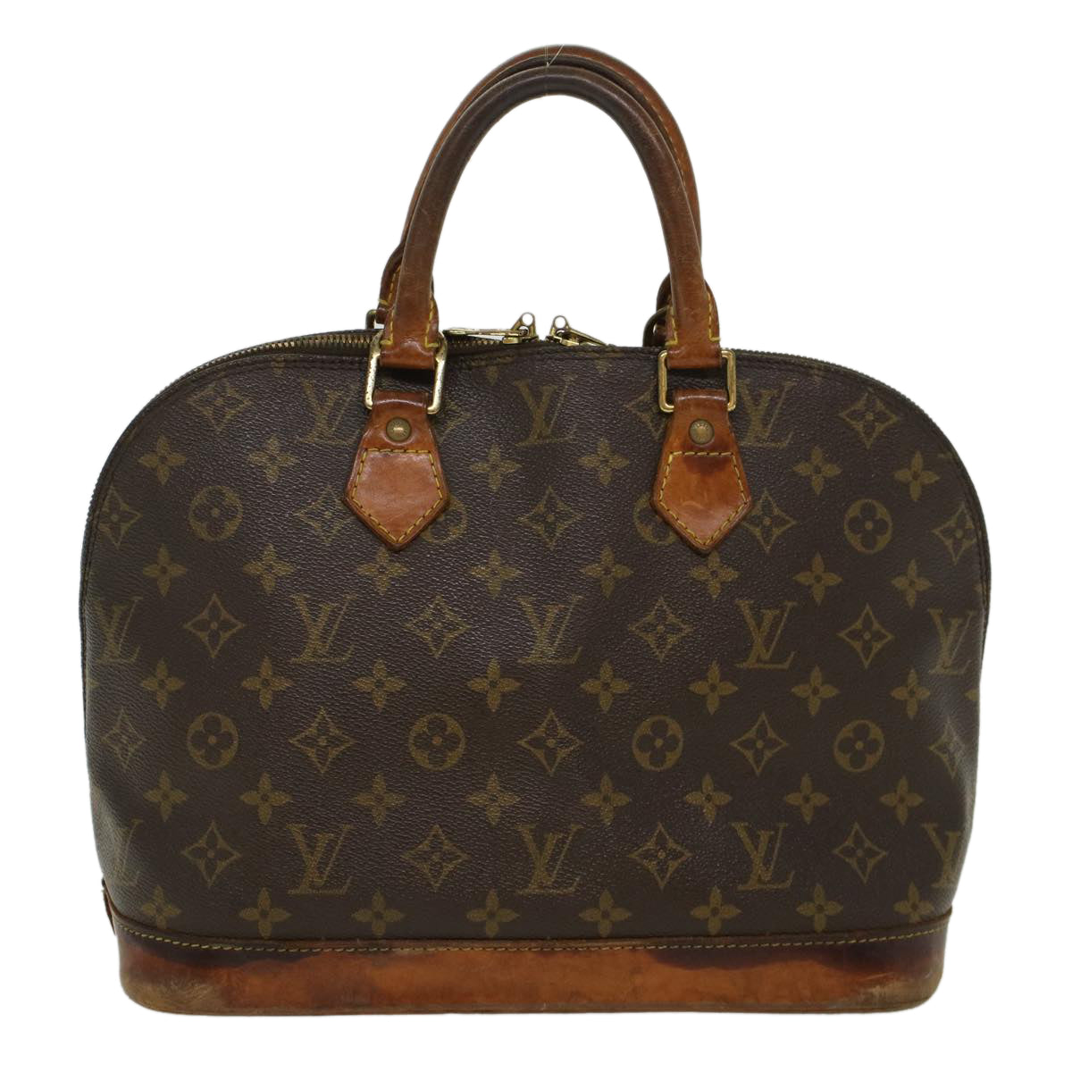 LOUIS VUITTON Monogram Alma Hand Bag M51130 LV Auth 44855