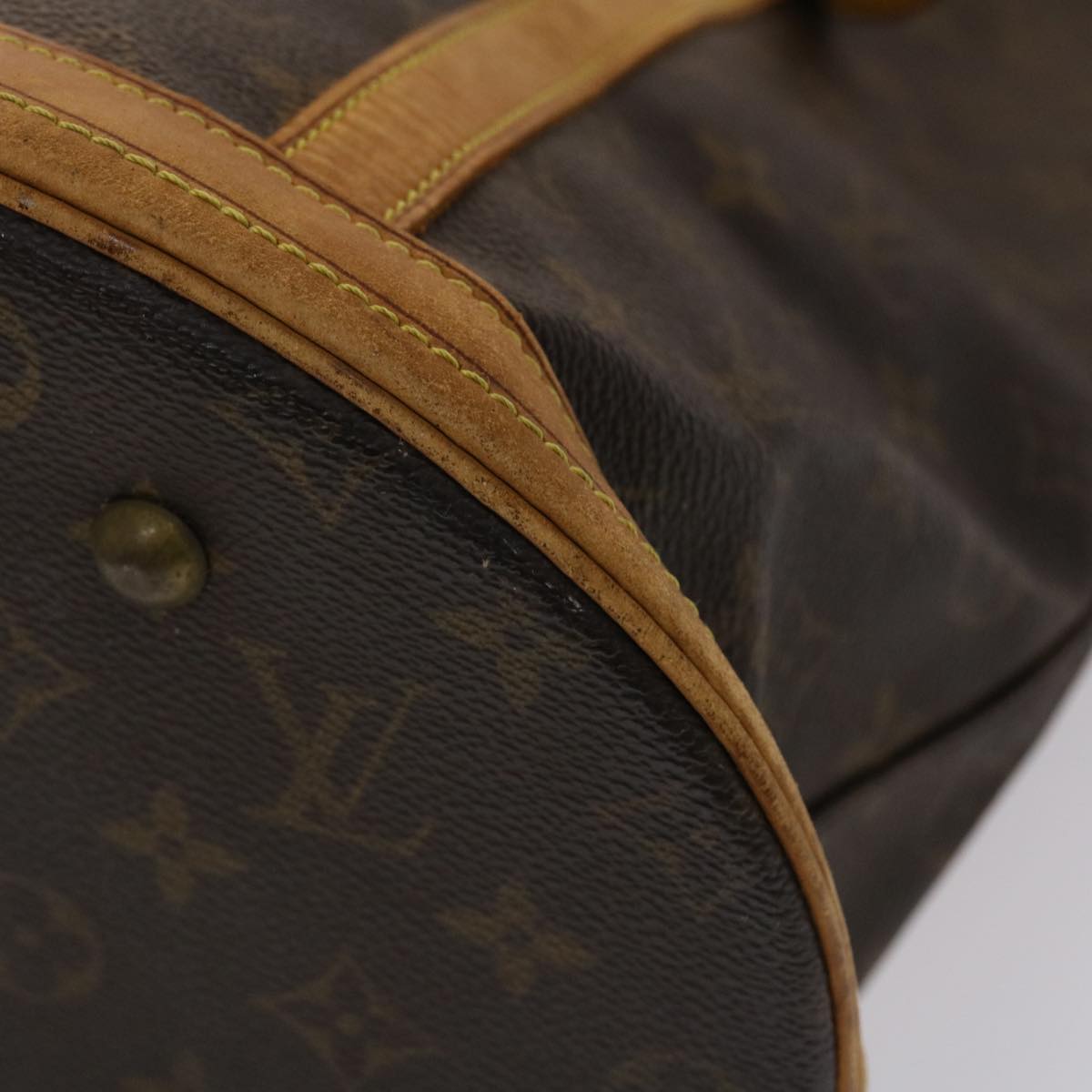 LOUIS VUITTON Monogram Bucket GM Shoulder Bag M42236 LV Auth 44867