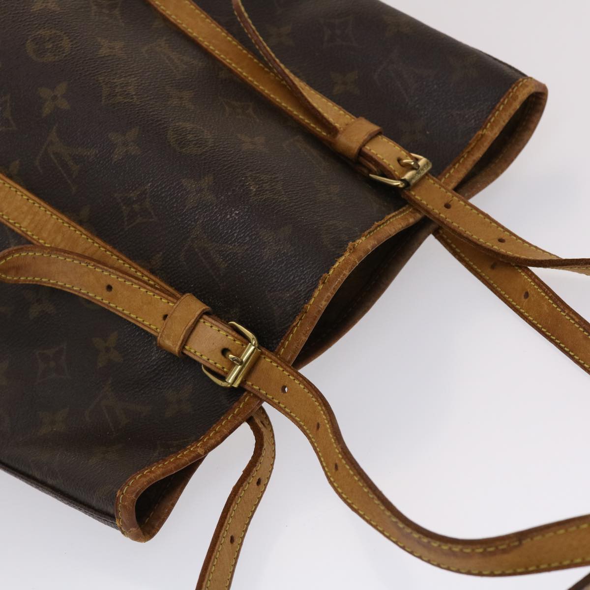 LOUIS VUITTON Monogram Bucket GM Shoulder Bag M42236 LV Auth 44867