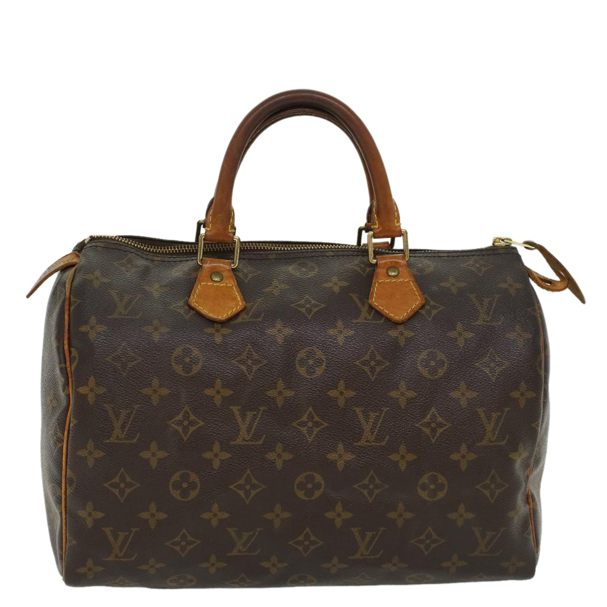 LOUIS VUITTON Monogram Speedy 30 Hand Bag M41526 LV Auth 44873