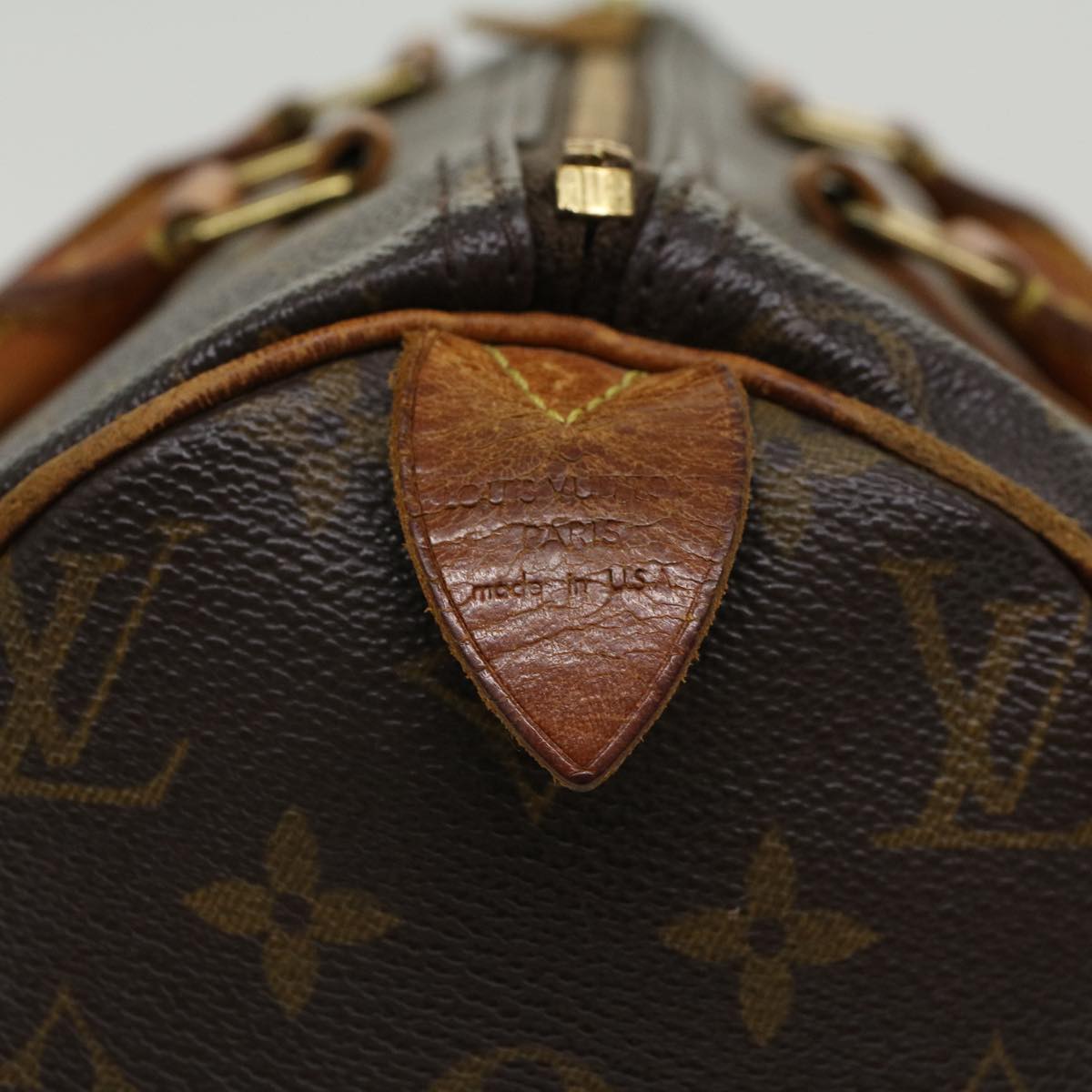 LOUIS VUITTON Monogram Speedy 30 Hand Bag M41526 LV Auth 44873