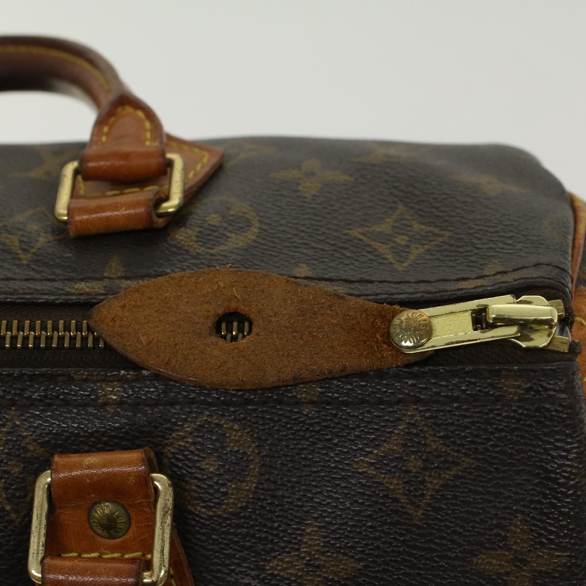 LOUIS VUITTON Monogram Speedy 30 Hand Bag M41526 LV Auth 44873