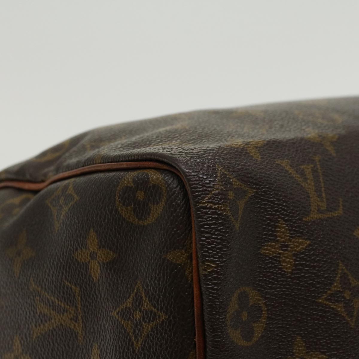 LOUIS VUITTON Monogram Speedy 35 Hand Bag M41524 LV Auth 44874