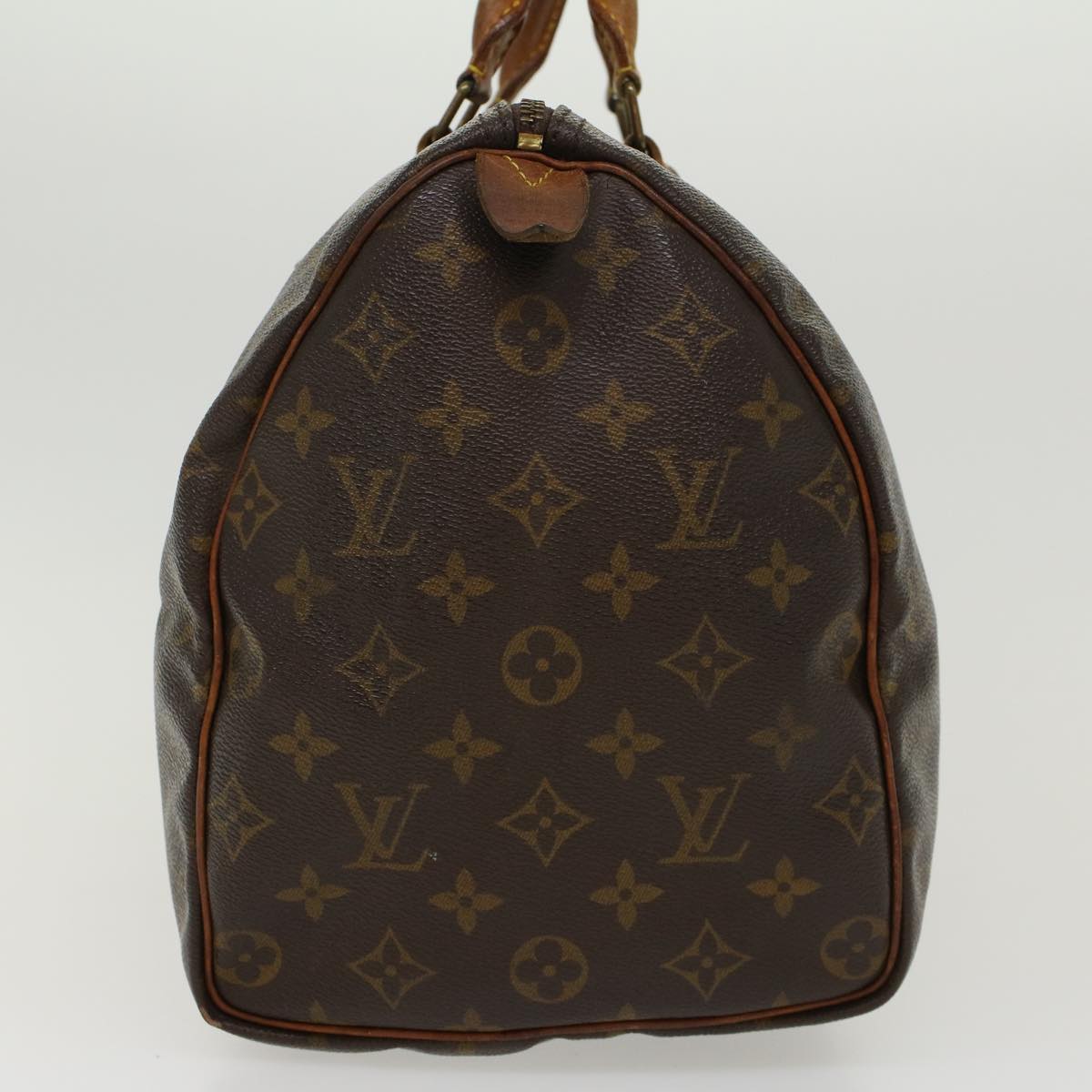 LOUIS VUITTON Monogram Speedy 35 Hand Bag M41524 LV Auth 44874