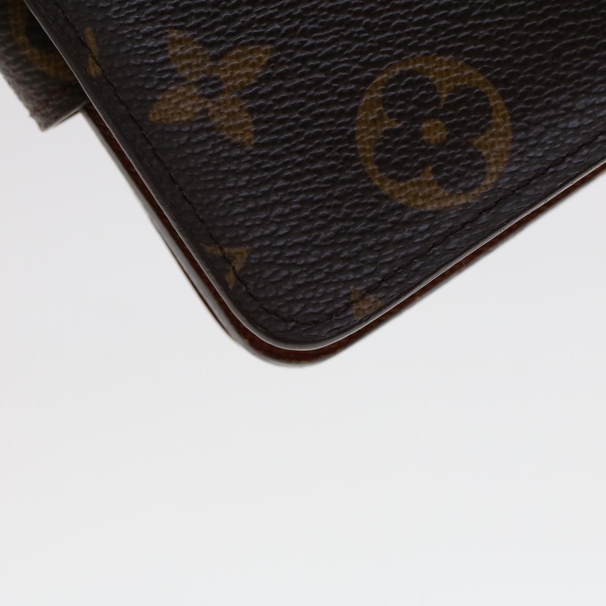 LOUIS VUITTON Monogram Compact Zip Wallet M61667 LV Auth 44908