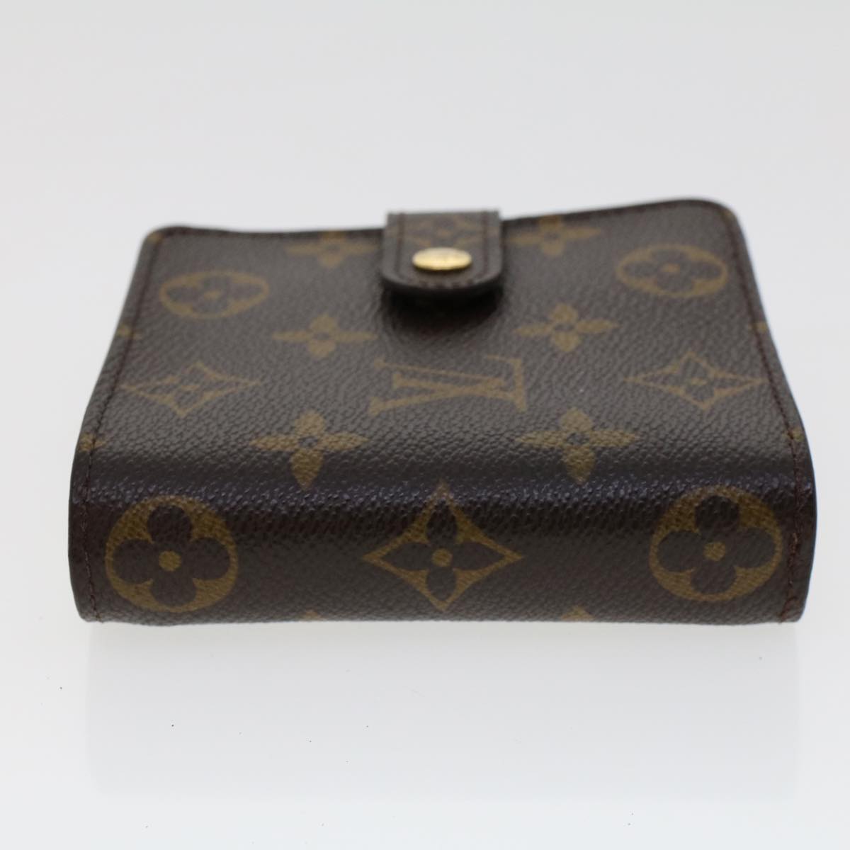 LOUIS VUITTON Monogram Compact Zip Wallet M61667 LV Auth 44908