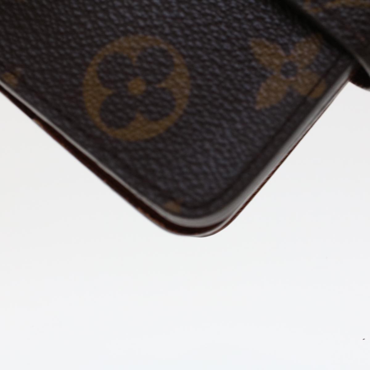 LOUIS VUITTON Monogram Compact Zip Wallet M61667 LV Auth 44908