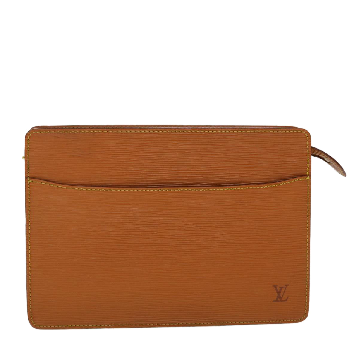 LOUIS VUITTON Epi Pochette Homme Clutch Bag Brown M52528 LV Auth 44944