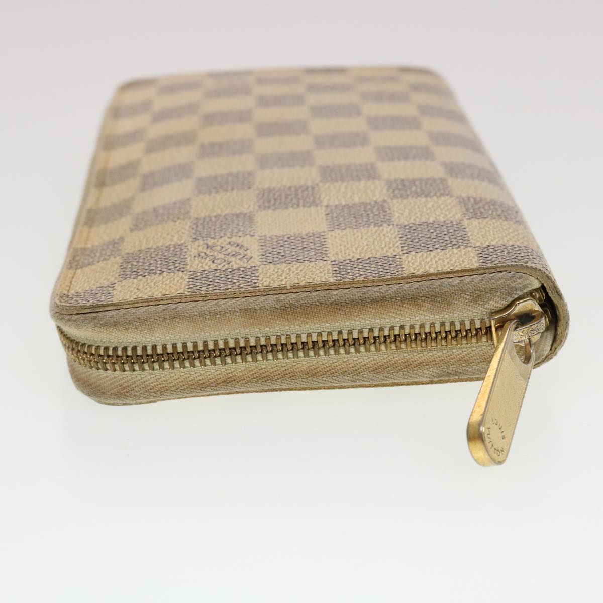 LOUIS VUITTON Damier Azur Zippy Organizer Long Wallet N60012 LV Auth 44962