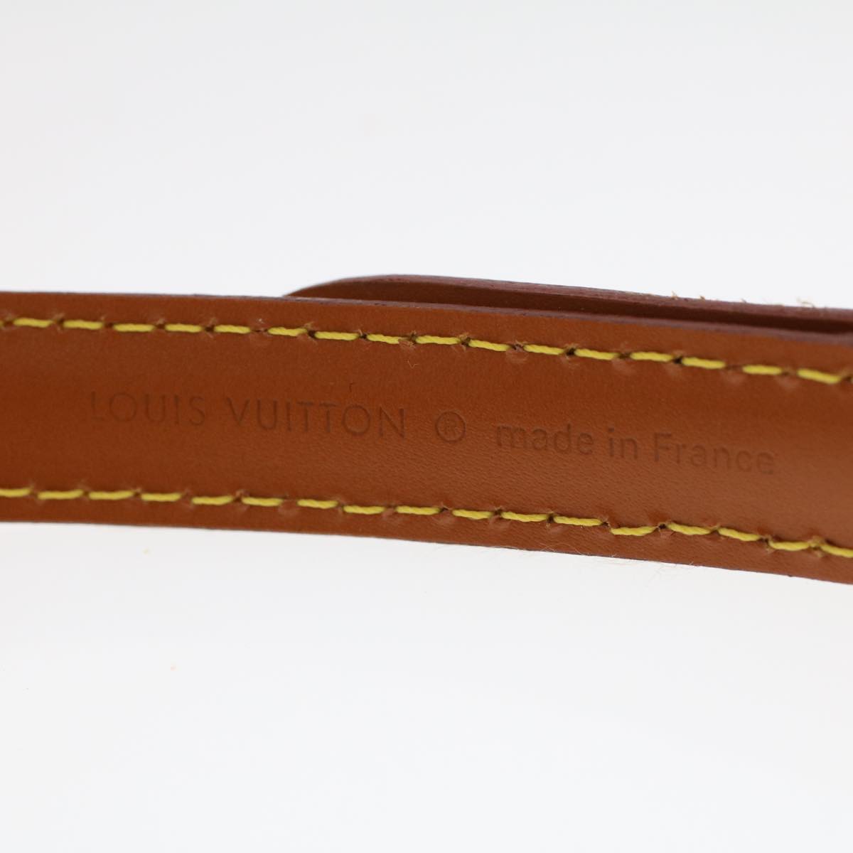 LOUIS VUITTON Epi Shoulder Strap 37""-43.3"" Brown LV Auth 44990