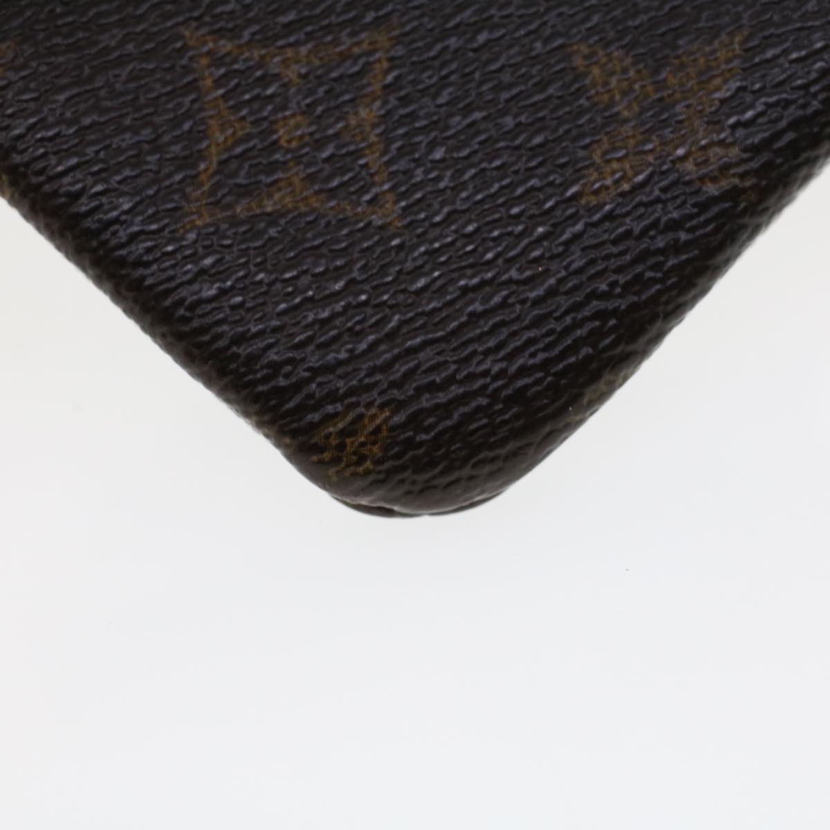 LOUIS VUITTON Monogram Pochette Cles Coin Purse M62650 LV Auth 45008