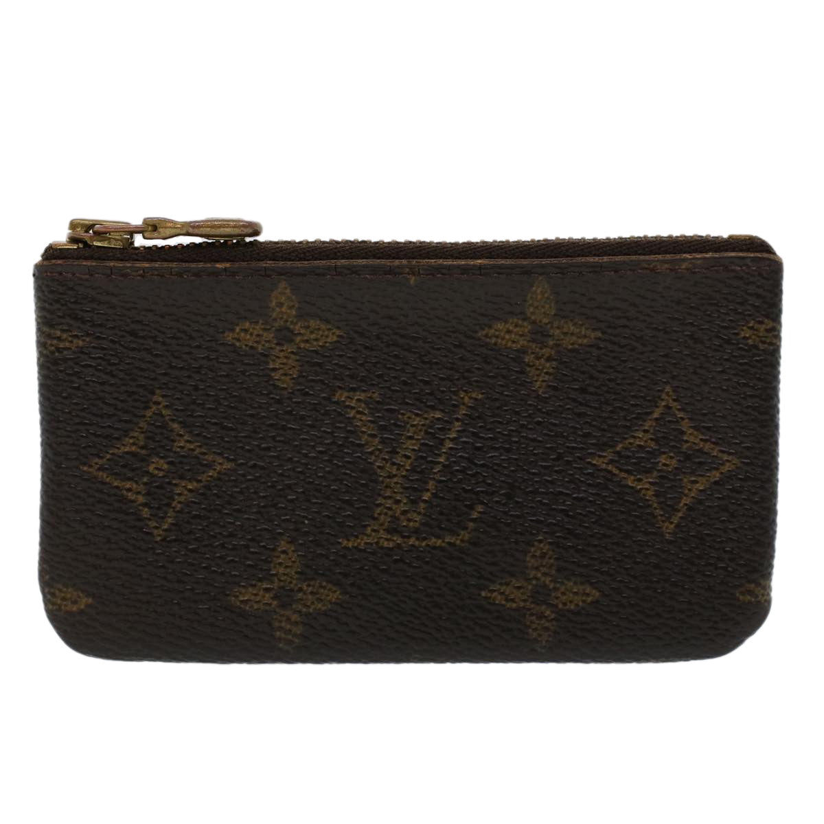 LOUIS VUITTON Monogram Pochette Cles Coin Purse M62650 LV Auth 45008