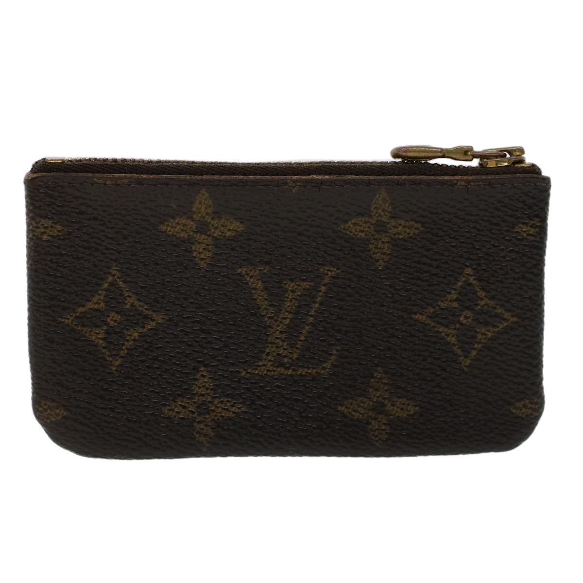 LOUIS VUITTON Monogram Pochette Cles Coin Purse M62650 LV Auth 45008 - 0