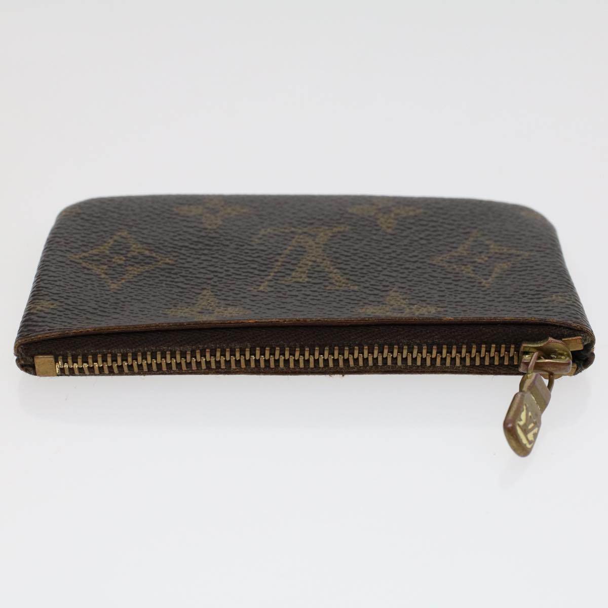 LOUIS VUITTON Monogram Pochette Cles Coin Purse M62650 LV Auth 45008