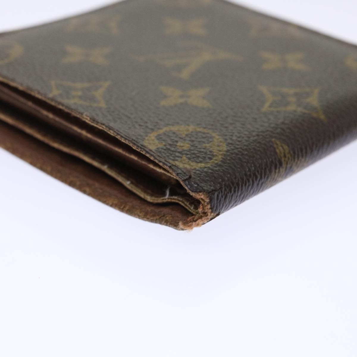 LOUIS VUITTON Monogram Portefeuille Marco Bifold Wallet M61675 LV Auth 45011