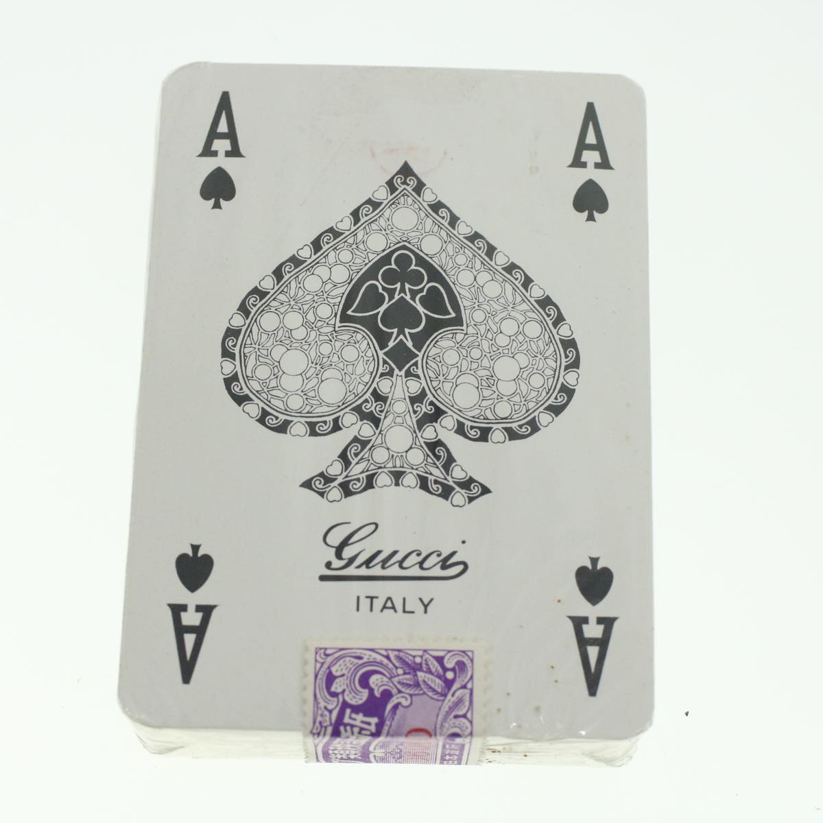 GUCCI Playing Cards Red Auth 45016