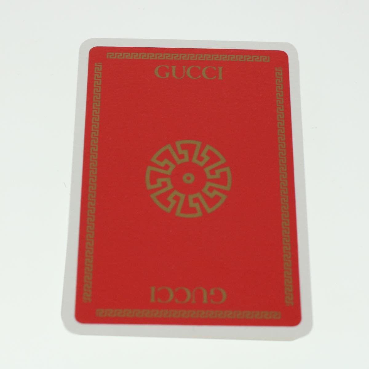 GUCCI Playing Cards Red Auth 45016