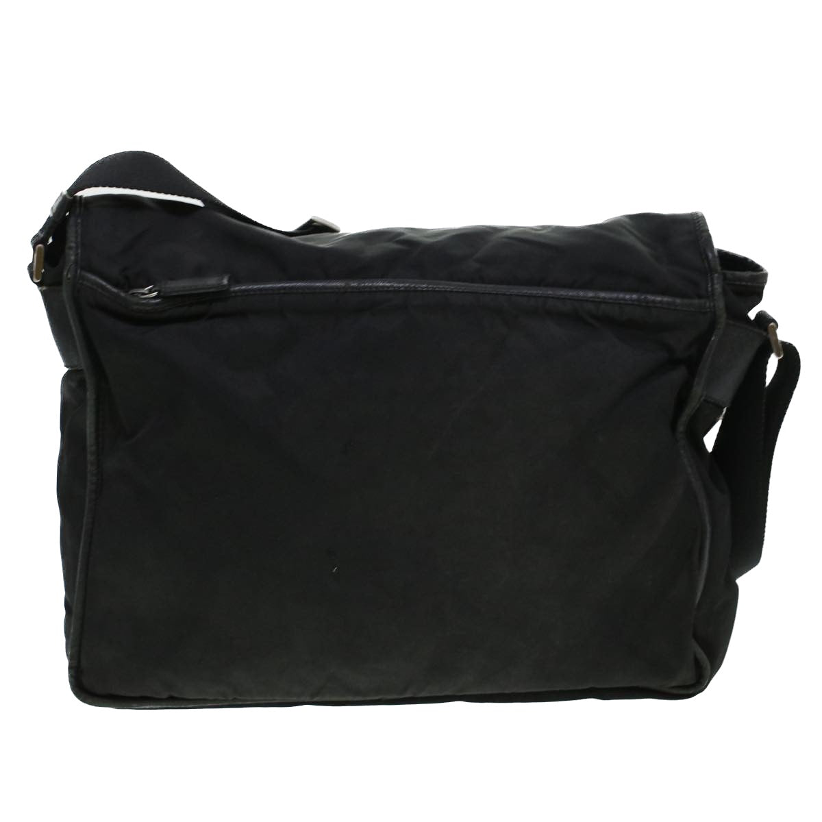PRADA Shoulder Bag Nylon Black Auth 45022