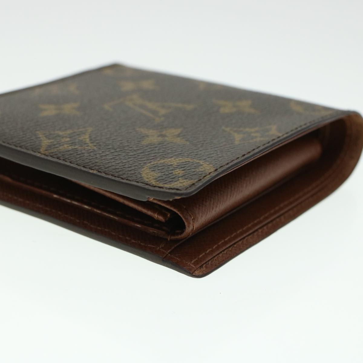 LOUIS VUITTON Monogram Portefeuille Marco Bifold Wallet M61675 LV Auth 45036A