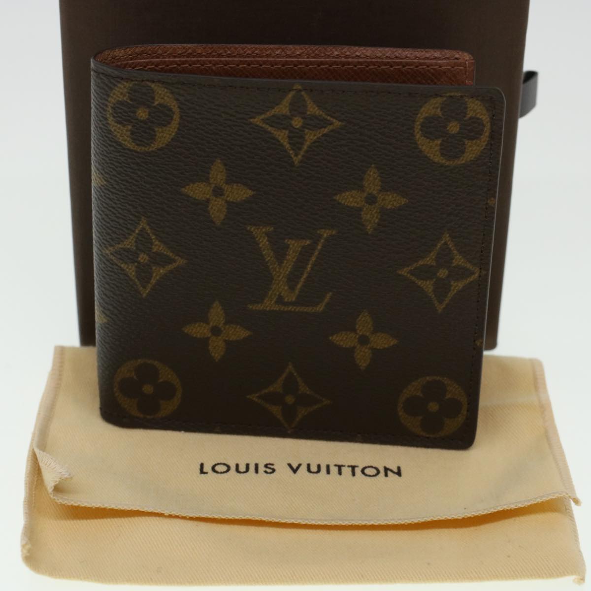 LOUIS VUITTON Monogram Portefeuille Marco Bifold Wallet M61675 LV Auth 45036A