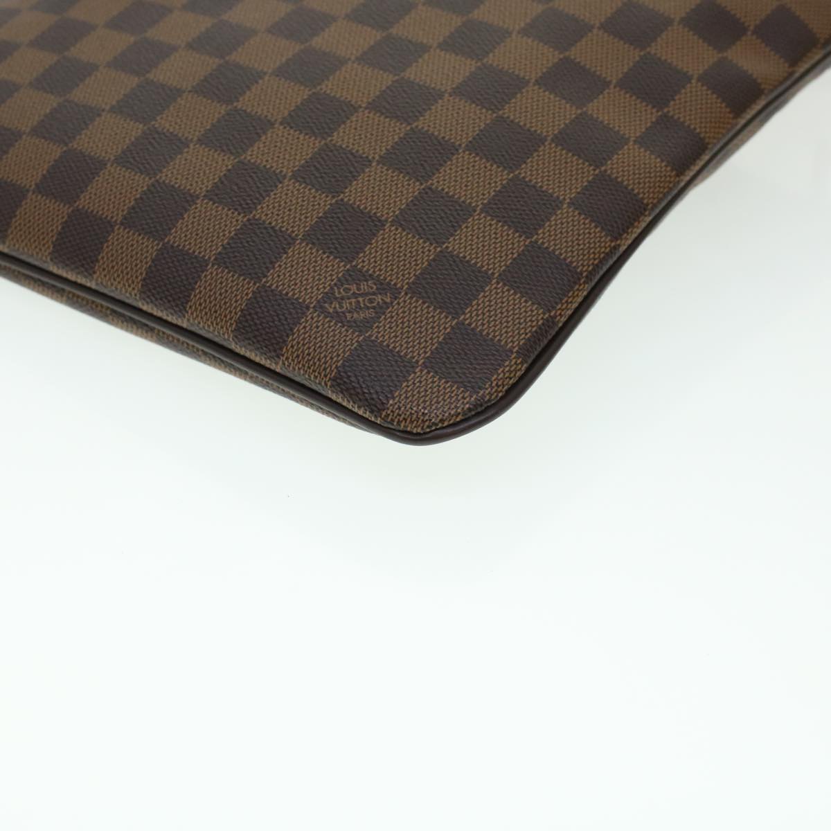 LOUIS VUITTON Damier Ebene Pochette Plat Brooklyn Bag N41100 Auth 45052A